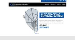 Desktop Screenshot of persistentsystems.com